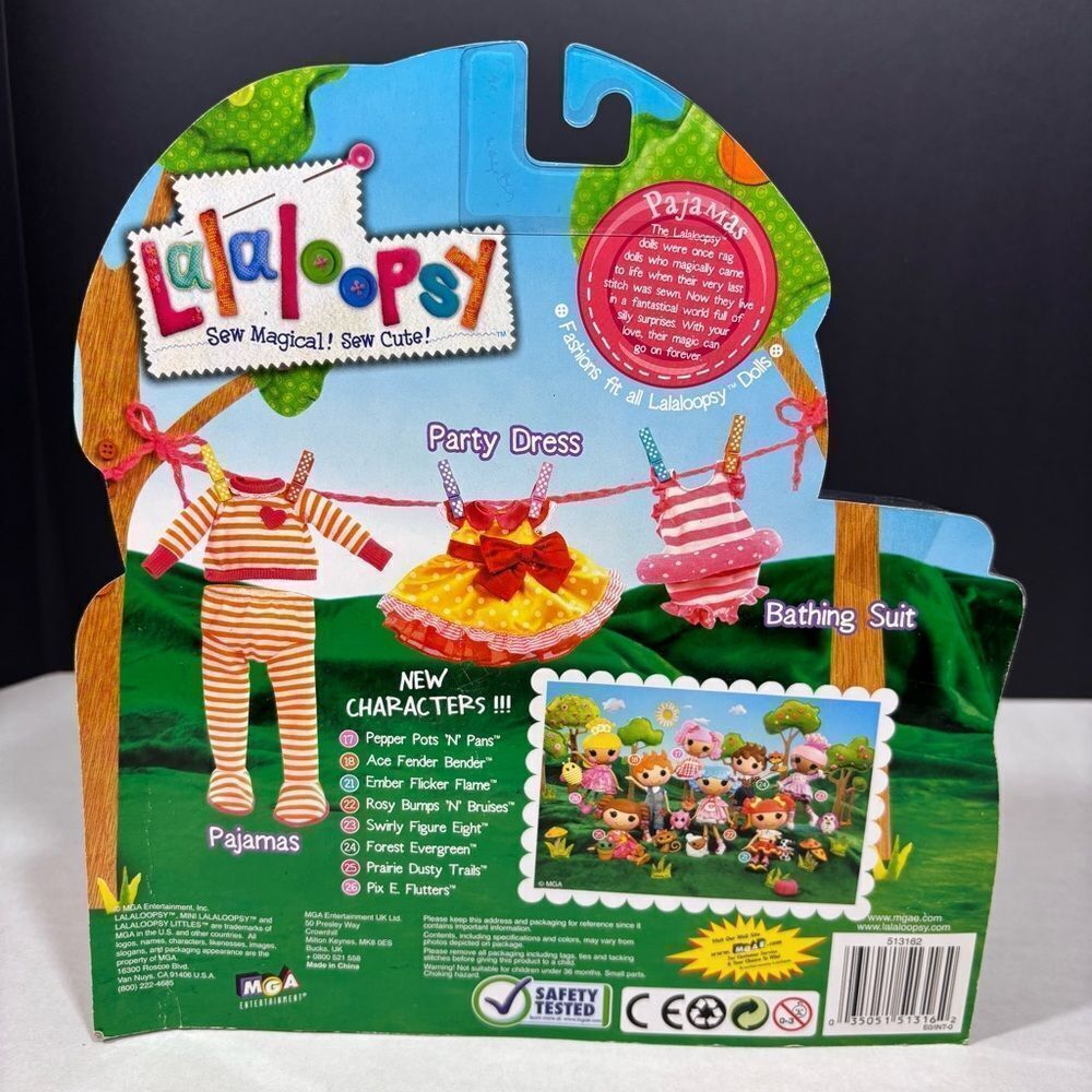 Lalaloopsy pajama fashion fit NEW in packaging doll outfit - Picture 4 of 4